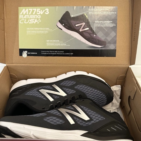NIB New Balance Mens Sz 8.5 M775LT3 Blue Black Running Shoes Sneakers M775v3 - Picture 4 of 16